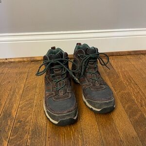 L.L. Bean Women's Boots Brown, Red, & Green